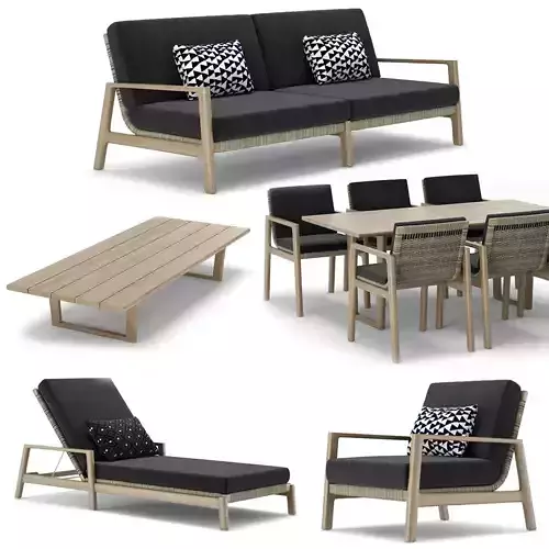 RH Outdoor Mesa Collection 3D model