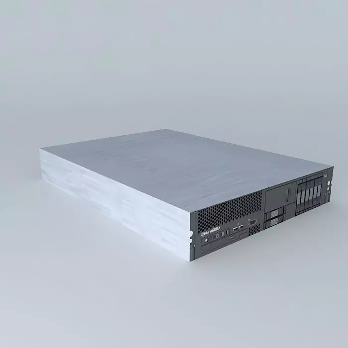 IBM 2u Rack Mount Server 3D model