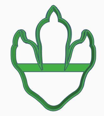 Dino Cookie Cutter Set 3D print model_1