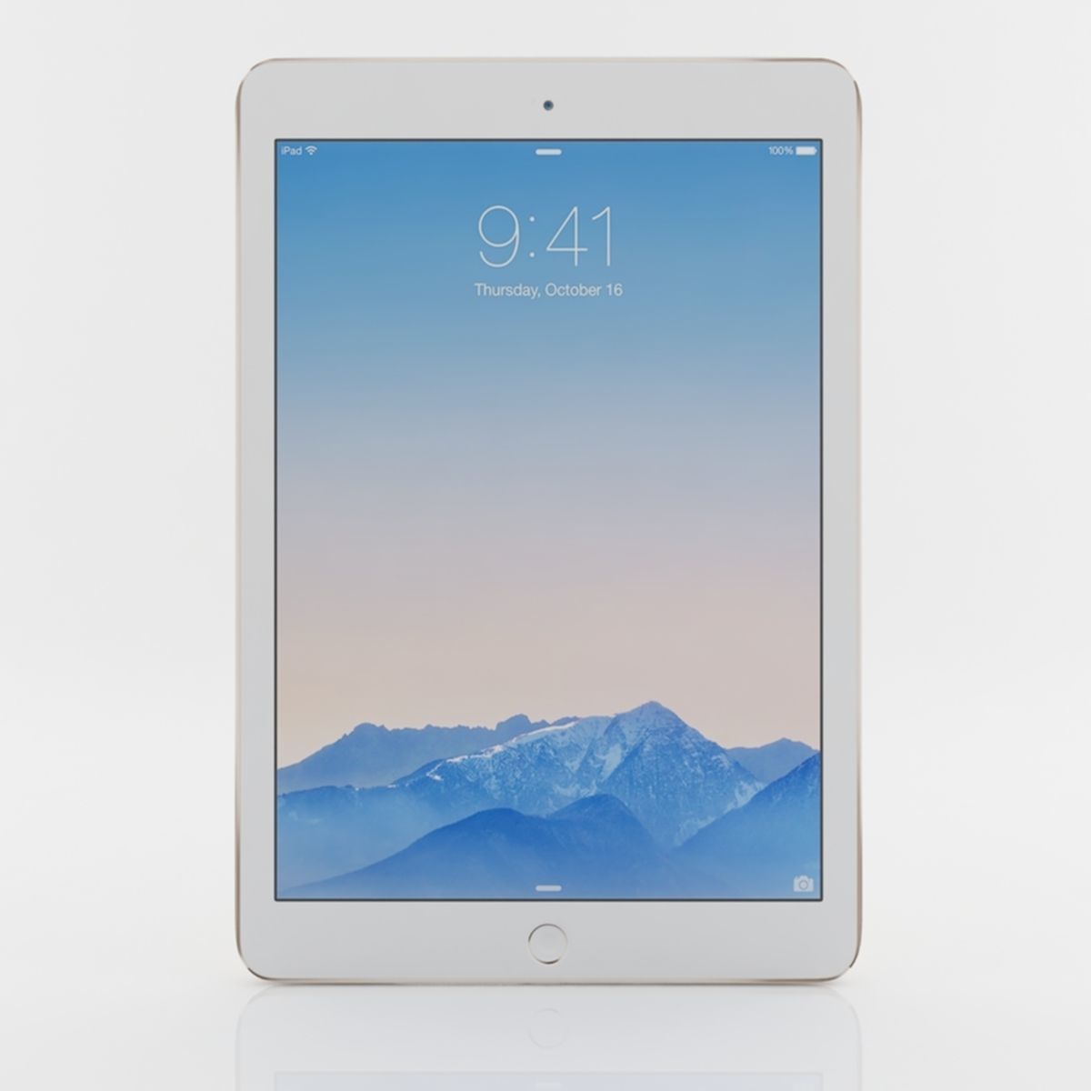 Apple iPad Air 2 Gold 3D model_2