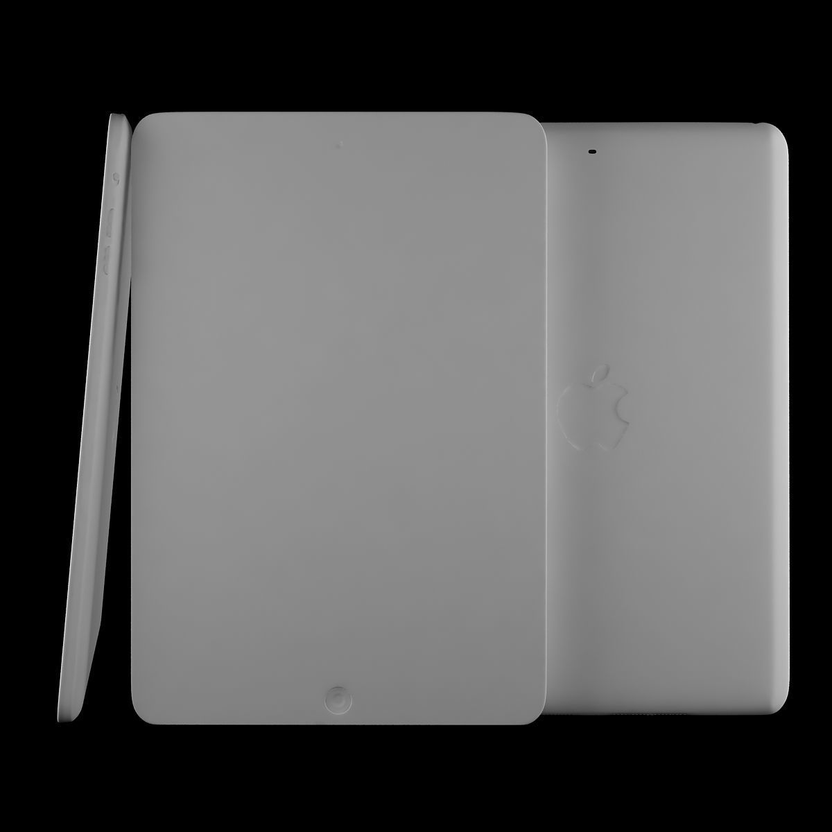 Apple iPad Air 2 Gold 3D model_7