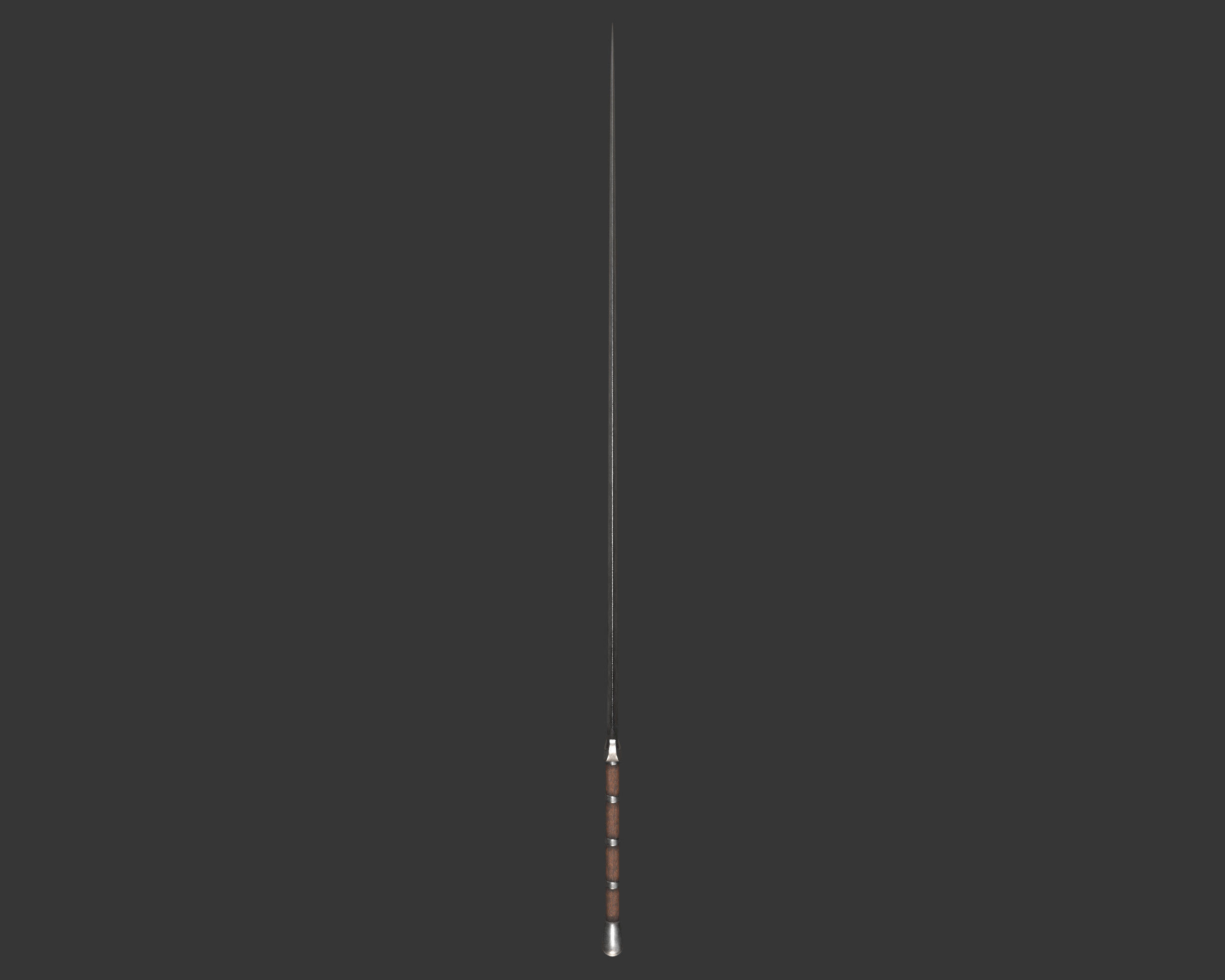 Medieval Common Weapon Long Sword Low-poly 3D model_6