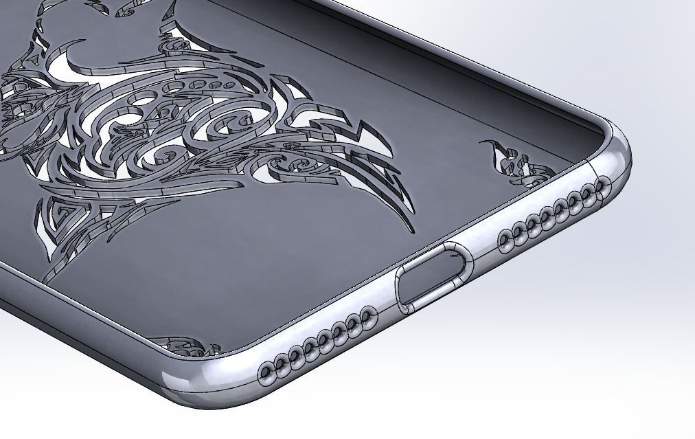 IPHONE 8 PLUS case 3D model_11