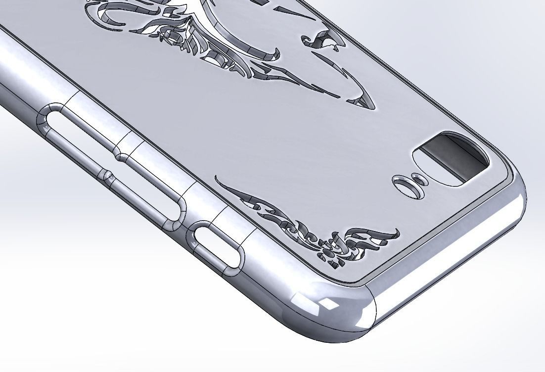 IPHONE 8 PLUS case 3D model_10