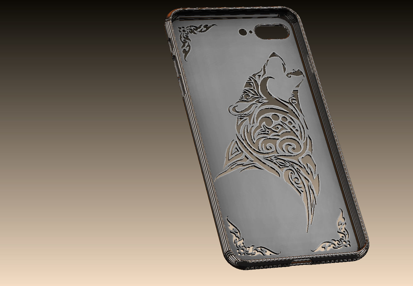 IPHONE 8 PLUS case 3D model_6