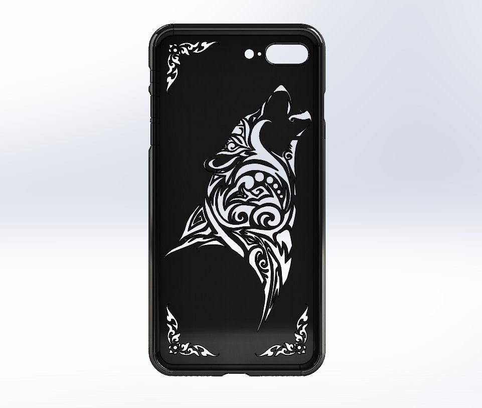 IPHONE 8 PLUS case 3D model_8