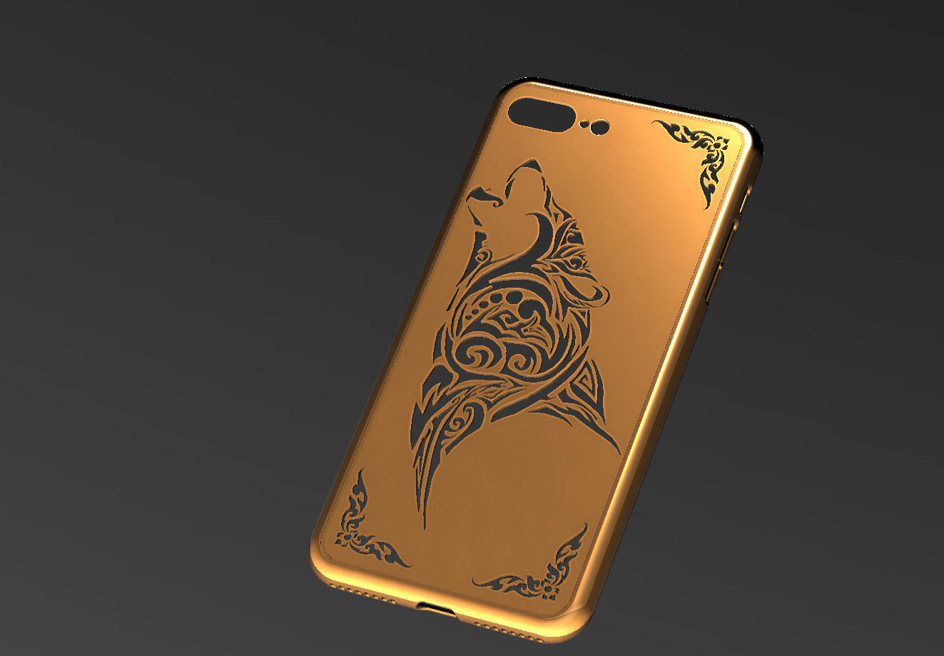 IPHONE 8 PLUS case 3D model_2