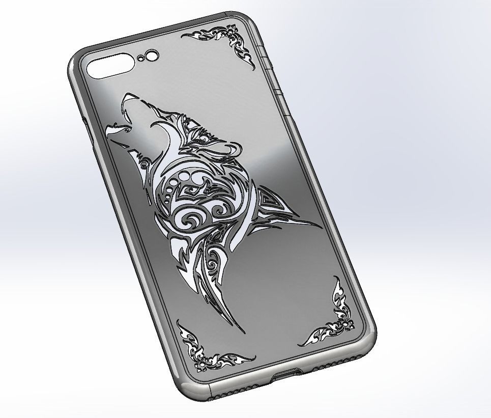 IPHONE 8 PLUS case 3D model_12