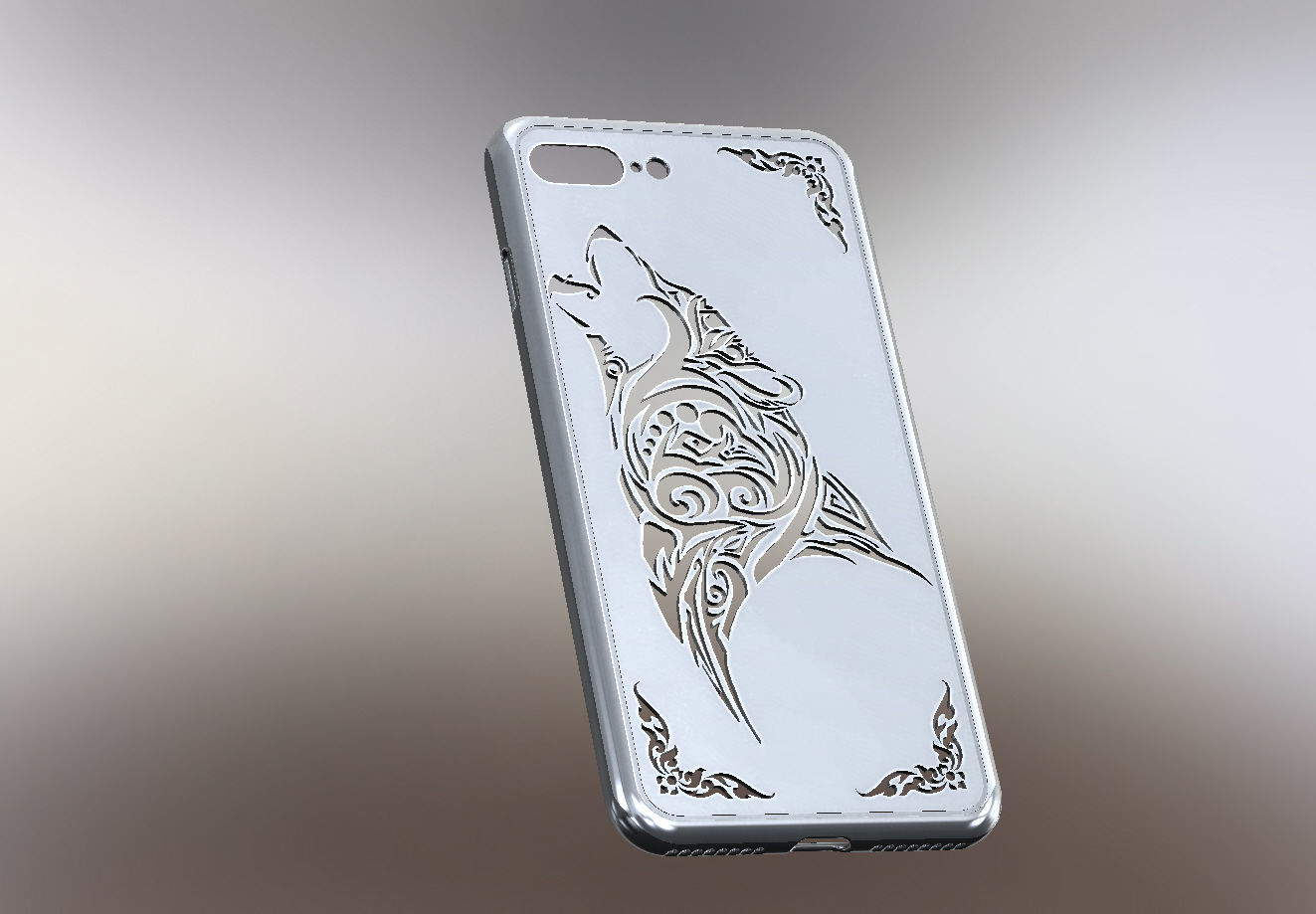 IPHONE 8 PLUS case 3D model_7