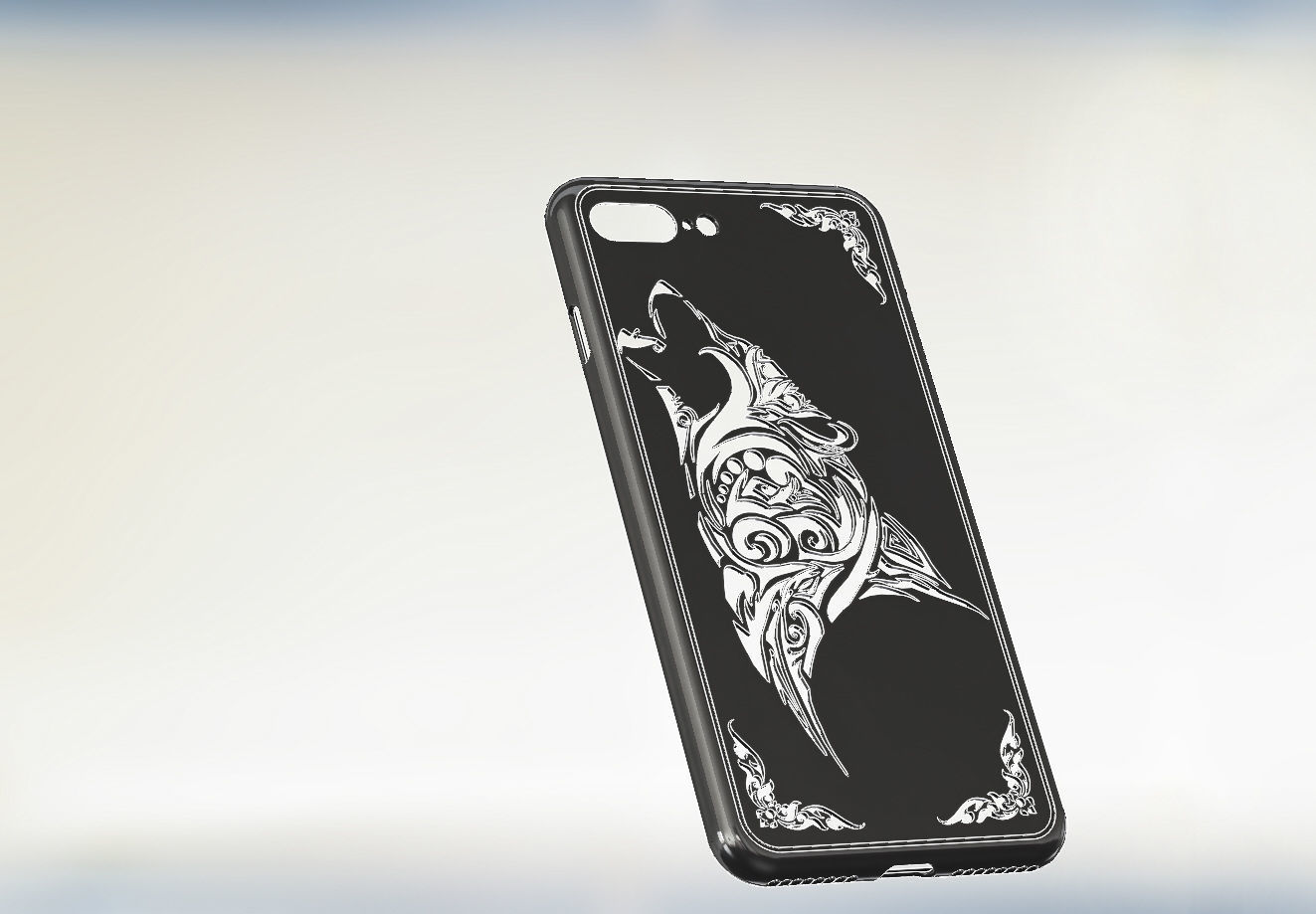 IPHONE 8 PLUS case 3D model_5
