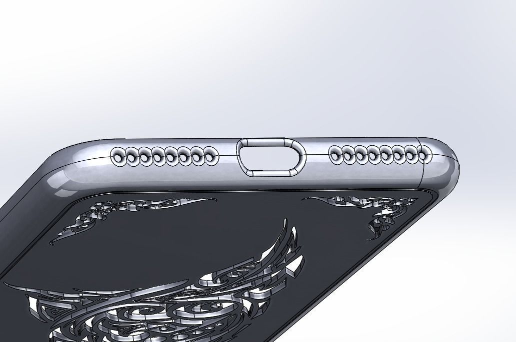 IPHONE 8 PLUS case 3D model_9