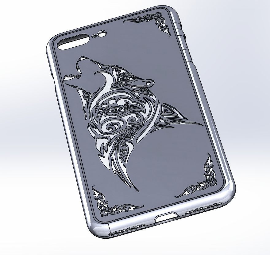 IPHONE 8 PLUS case 3D model_13