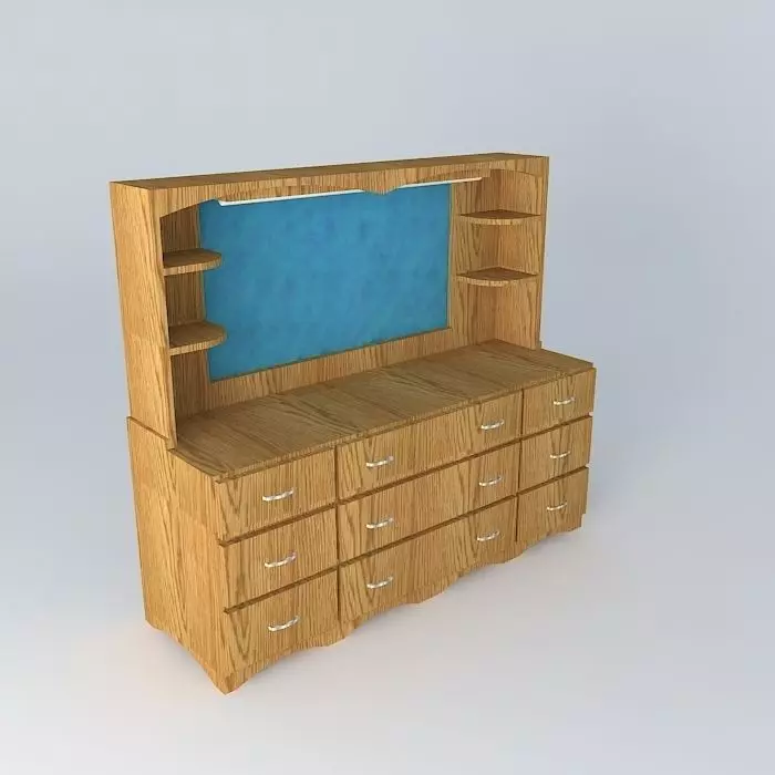 Bedroom Dresser 3D model