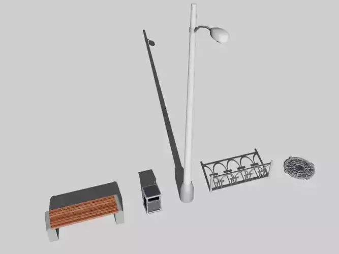 Details of the street environment