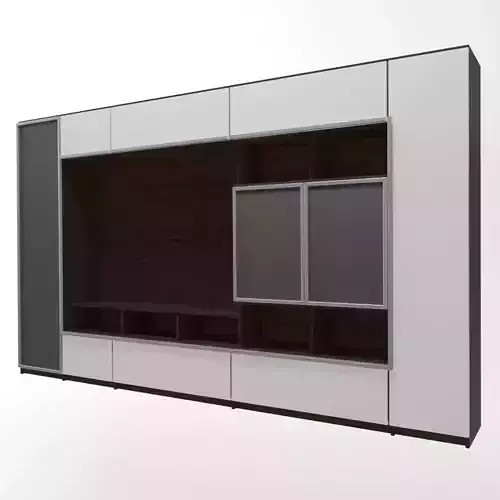 Cupboard tv cabinet with doors and drawers