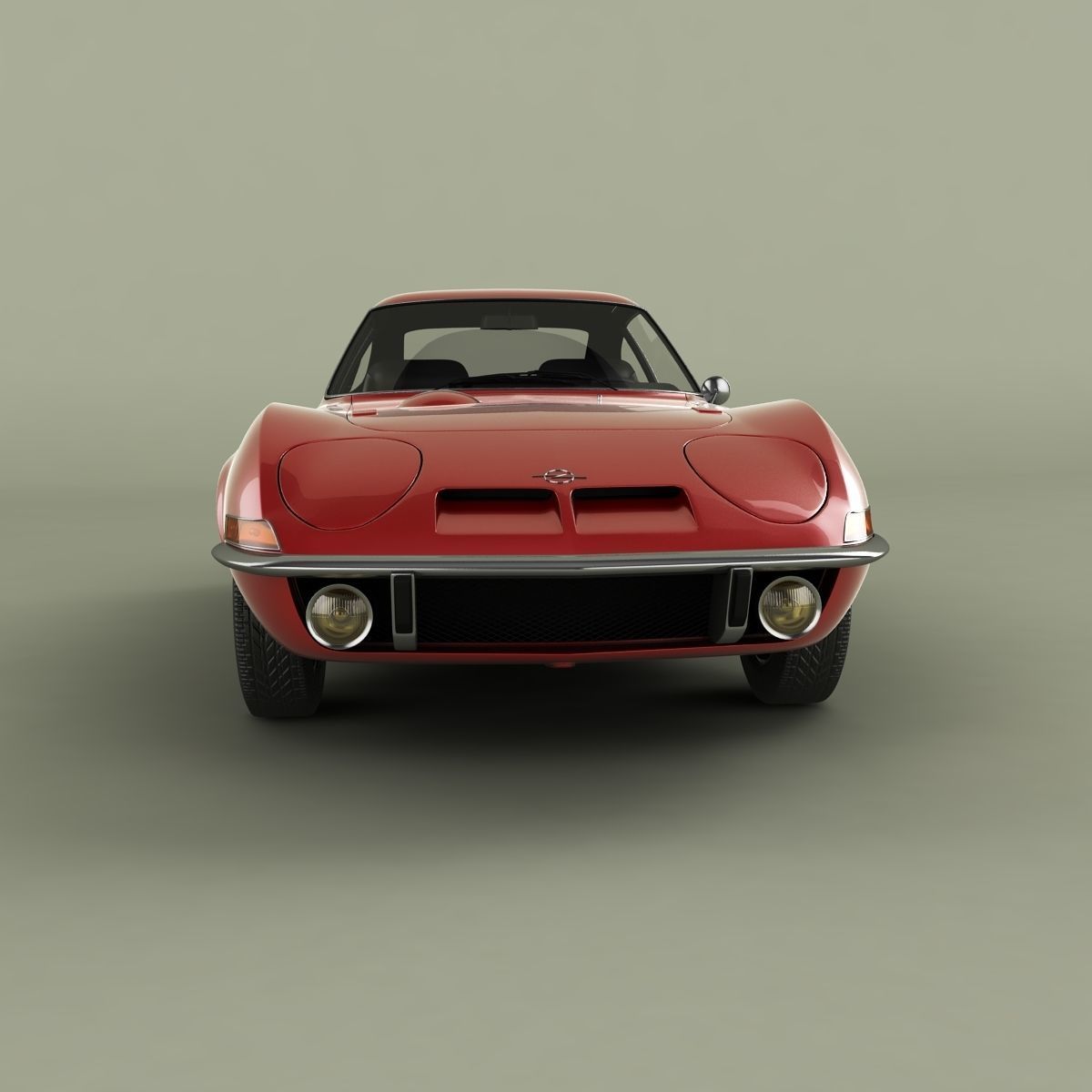 Opel GT 3D model_4