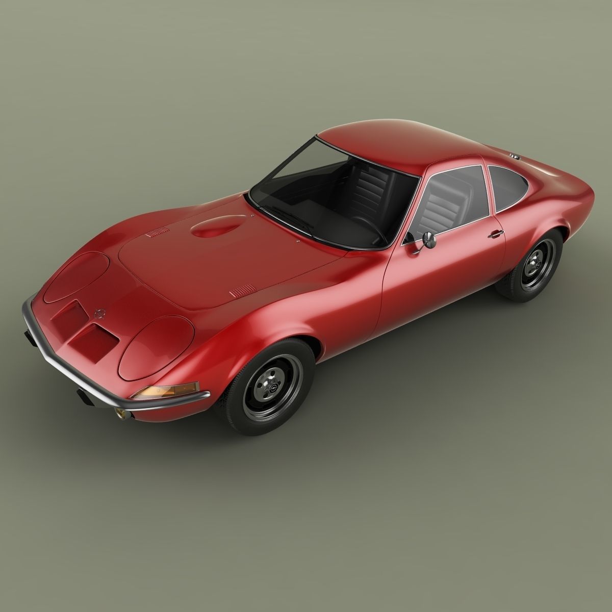 Opel GT 3D model_5