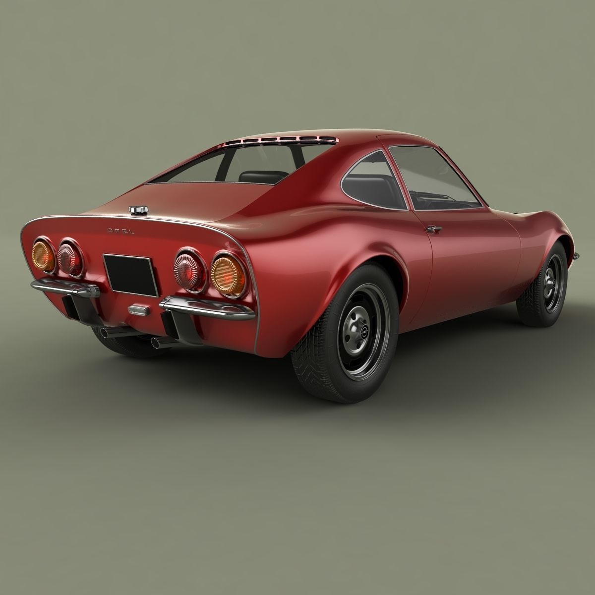 Opel GT 3D model_2