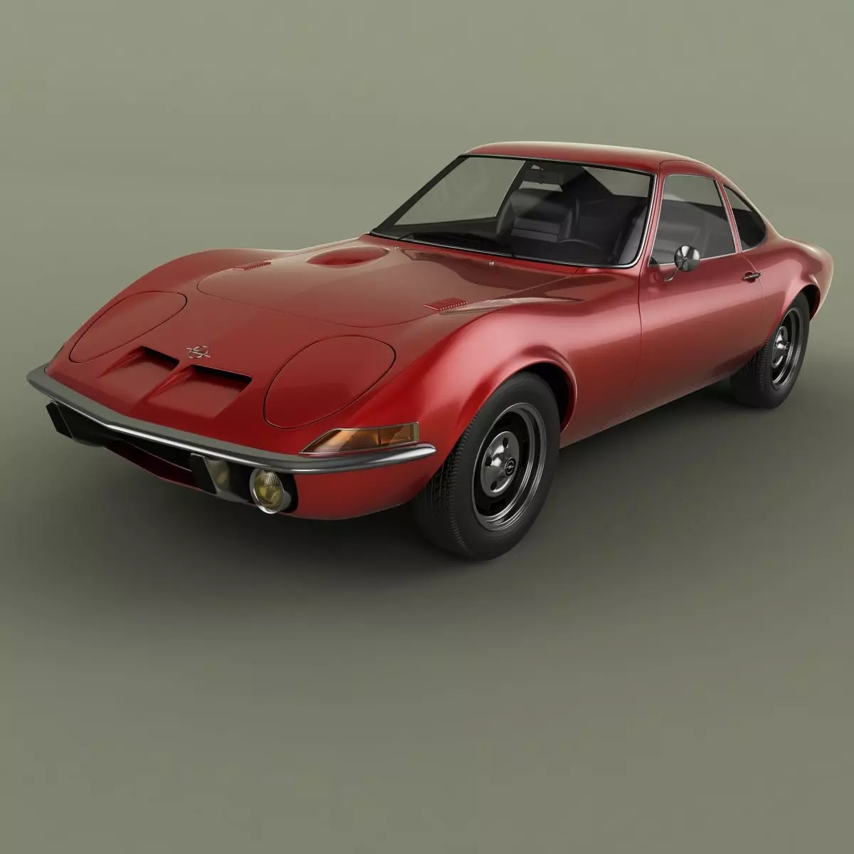 Opel GT 3D model_0