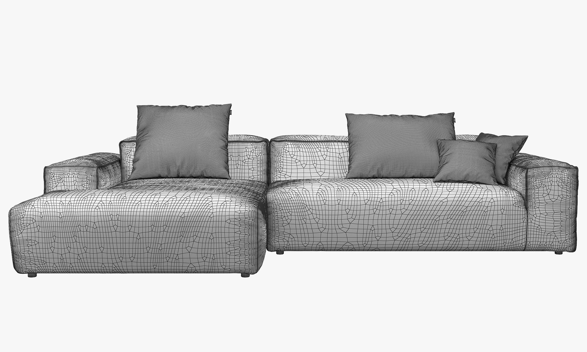 Rolf Benz Freistil 175 modular sofa set 2 3D model_31