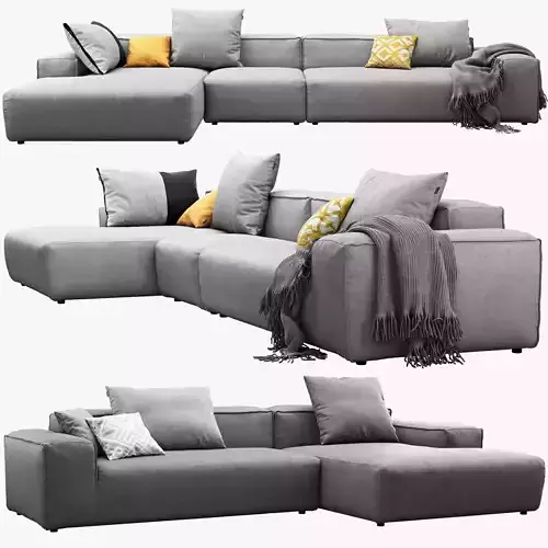 Rolf Benz Freistil 175 modular sofa set 2 3D model