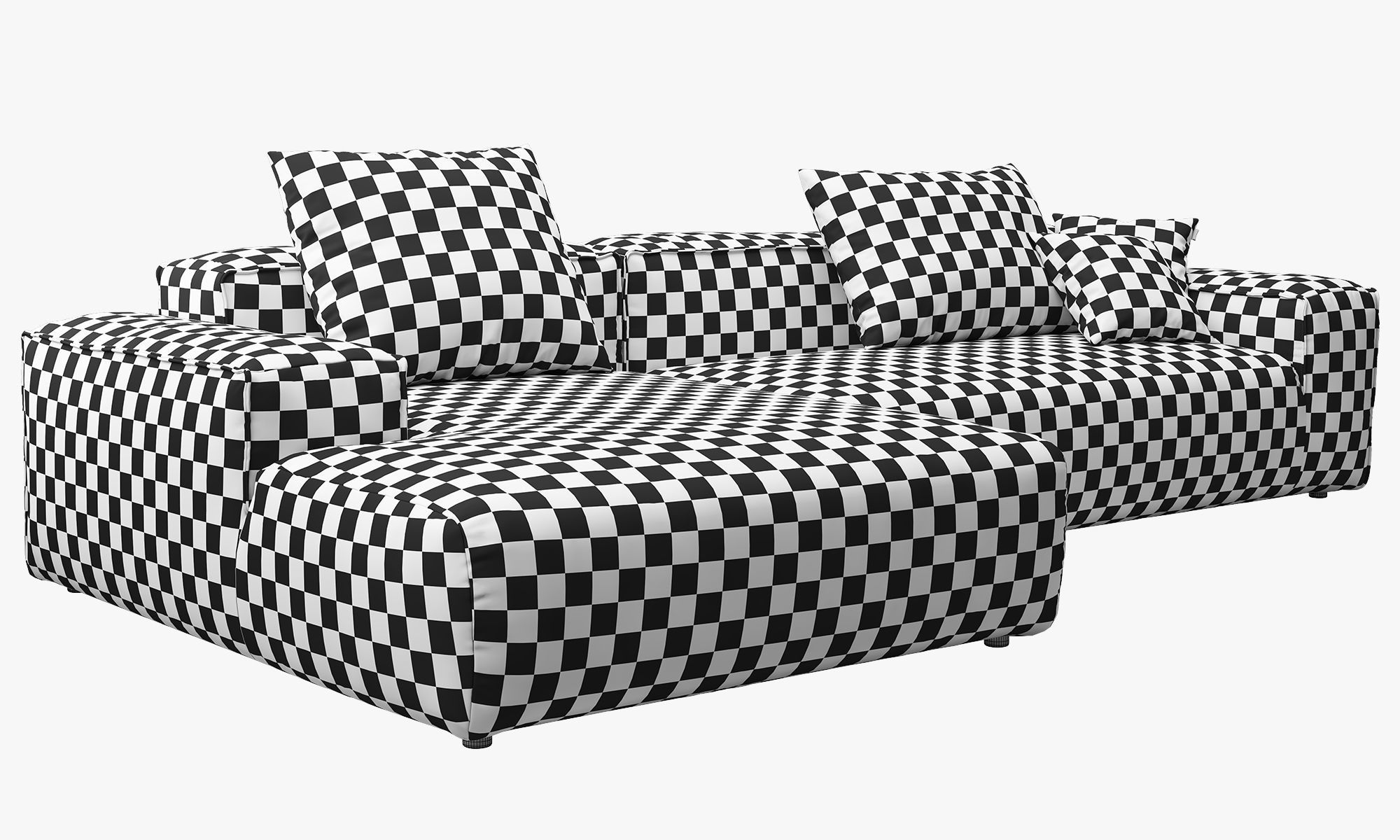 Rolf Benz Freistil 175 modular sofa set 2 3D model_35