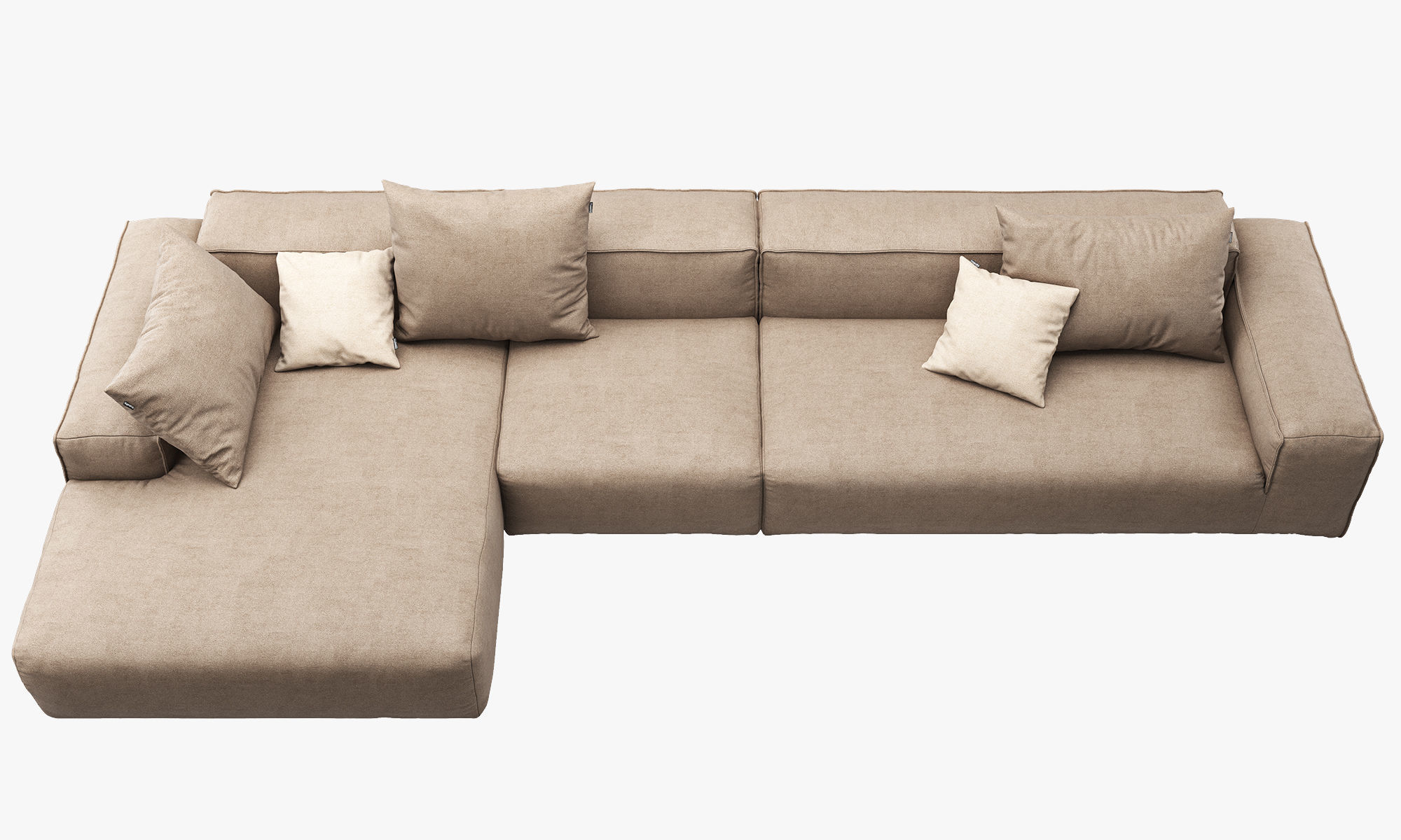Rolf Benz Freistil 175 modular sofa set 2 3D model_15
