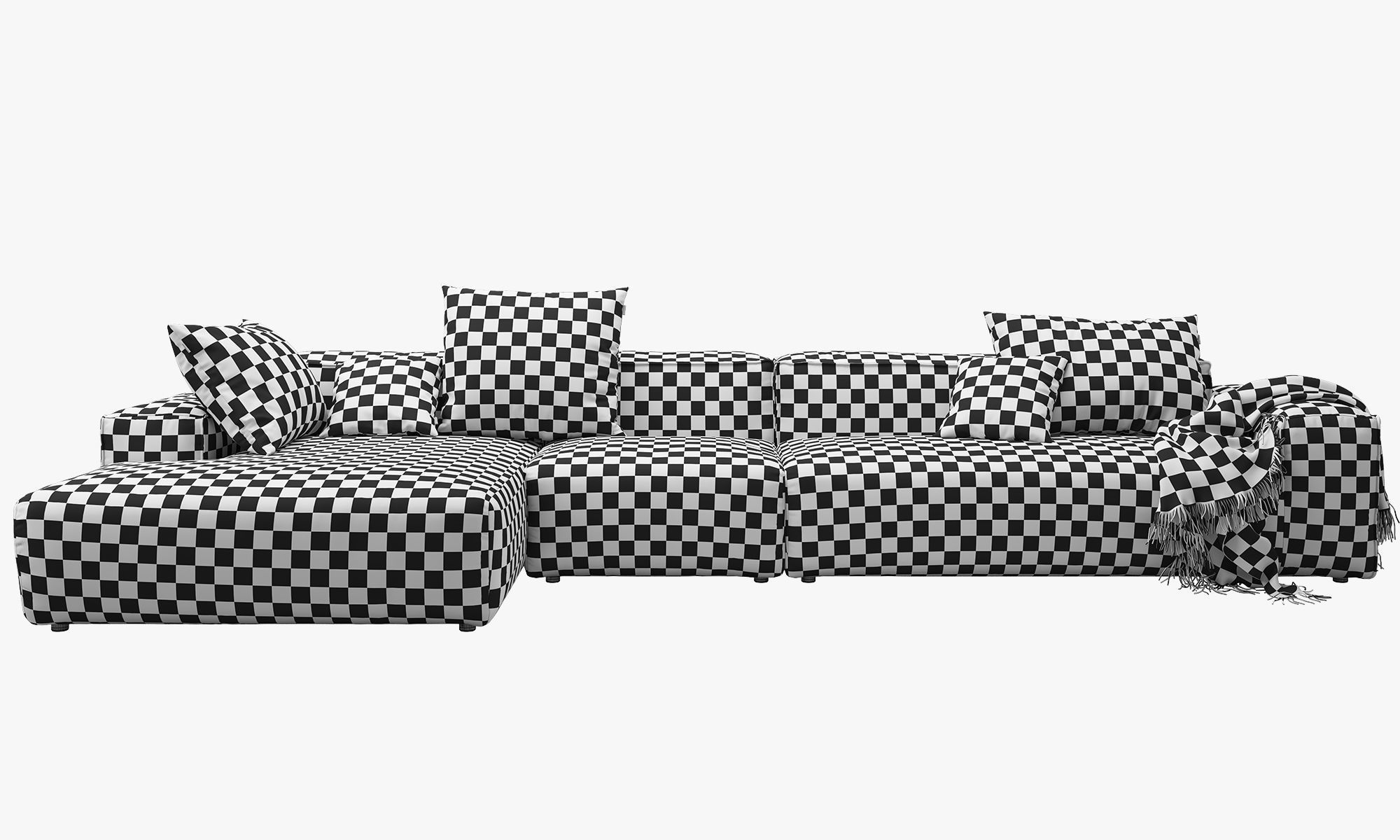 Rolf Benz Freistil 175 modular sofa set 2 3D model_28