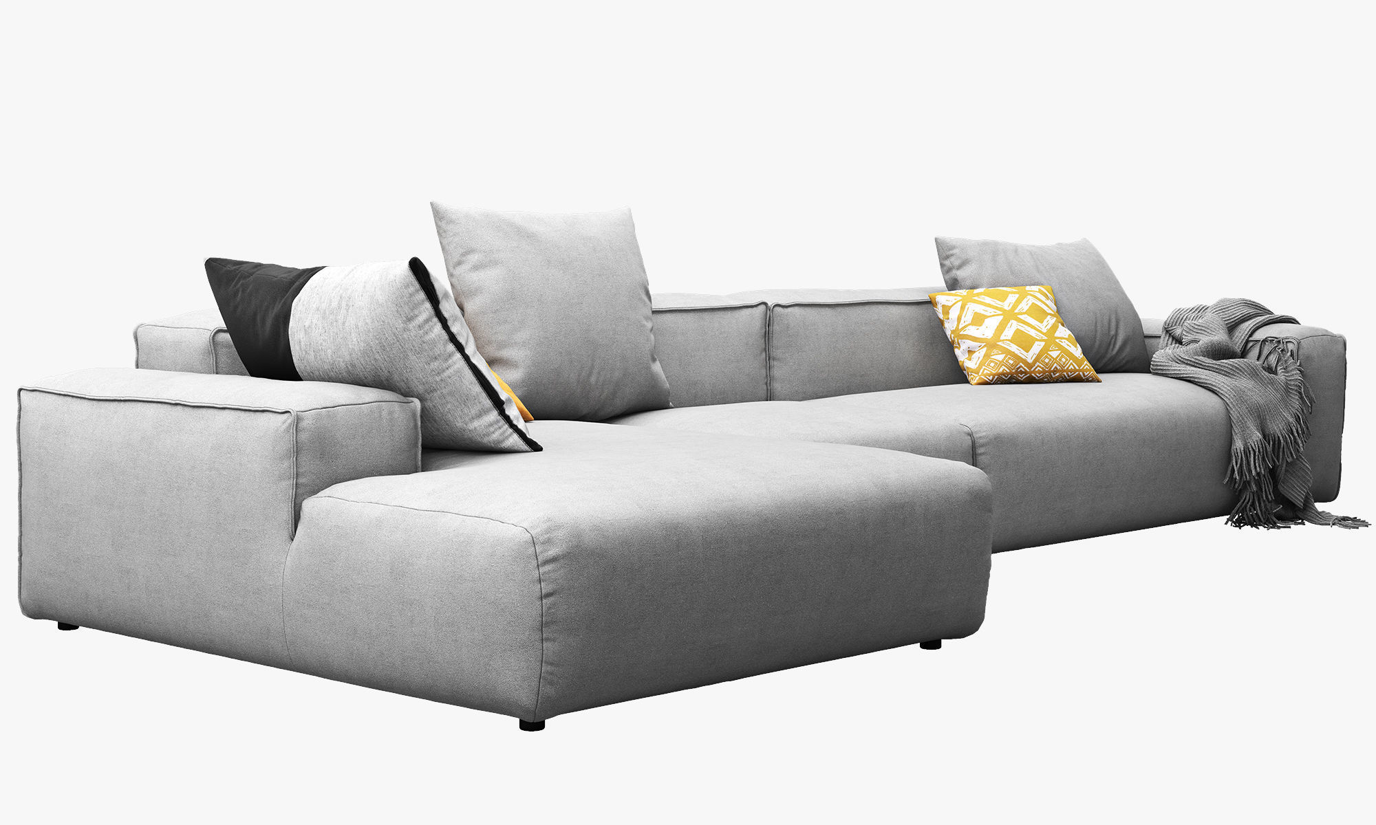 Rolf Benz Freistil 175 modular sofa set 2 3D model_7