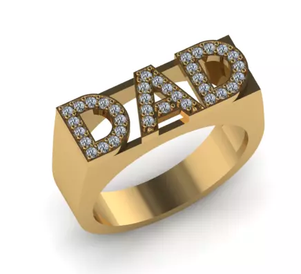 father Ring 3d model Free 3D print model
