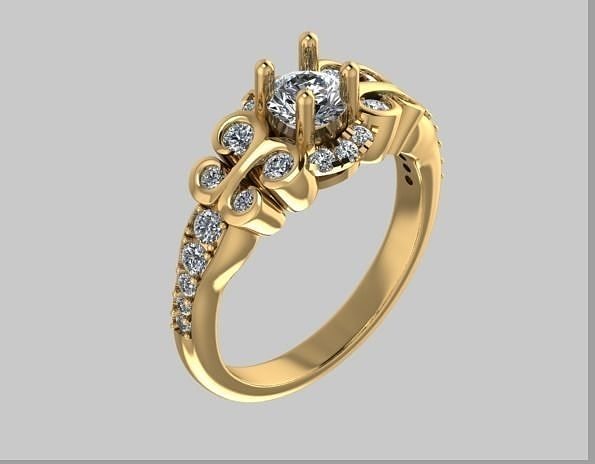 ring diamond 7 3D print model