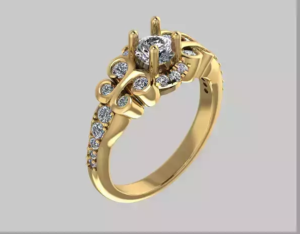 ring diamond 7 3D print model