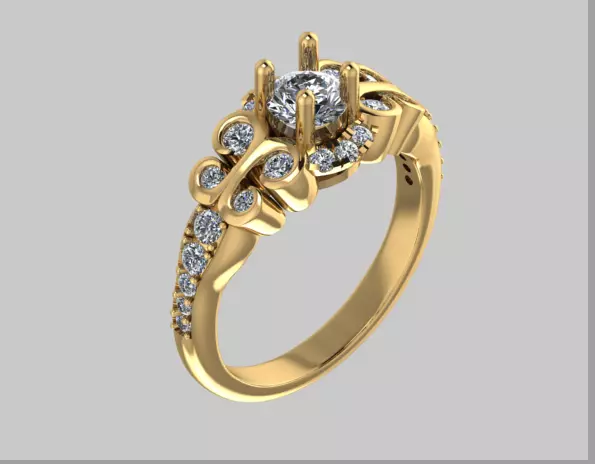 ring diamond 7 3D print model_0