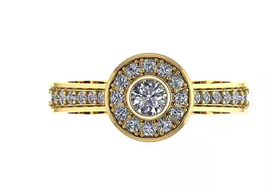 Ring Diamond  3d model 10