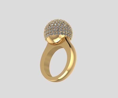 Diamond Ring 11 model 3D print model