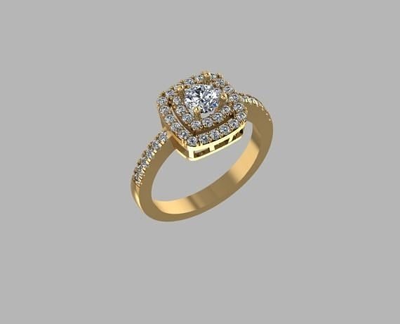 Diamond Ring 12 3D print model