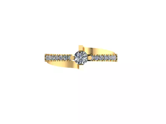 Diamond Ring Free Free 3D print model