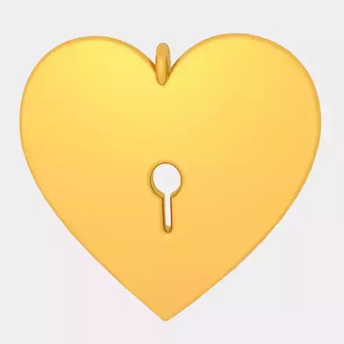 Lock Pendant 3D Printed Model Free 3D print model