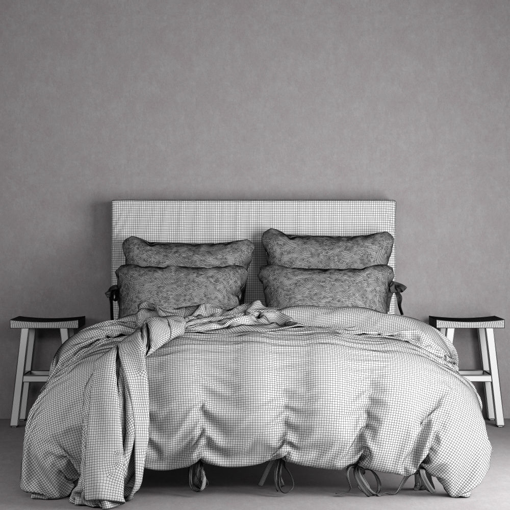 Bedroom set 17 3D model_3