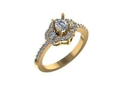 diamond Ring modern 7 3D print model