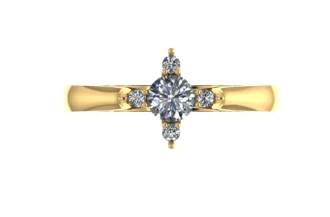 Diamond Ring 10 Free Free 3D print model