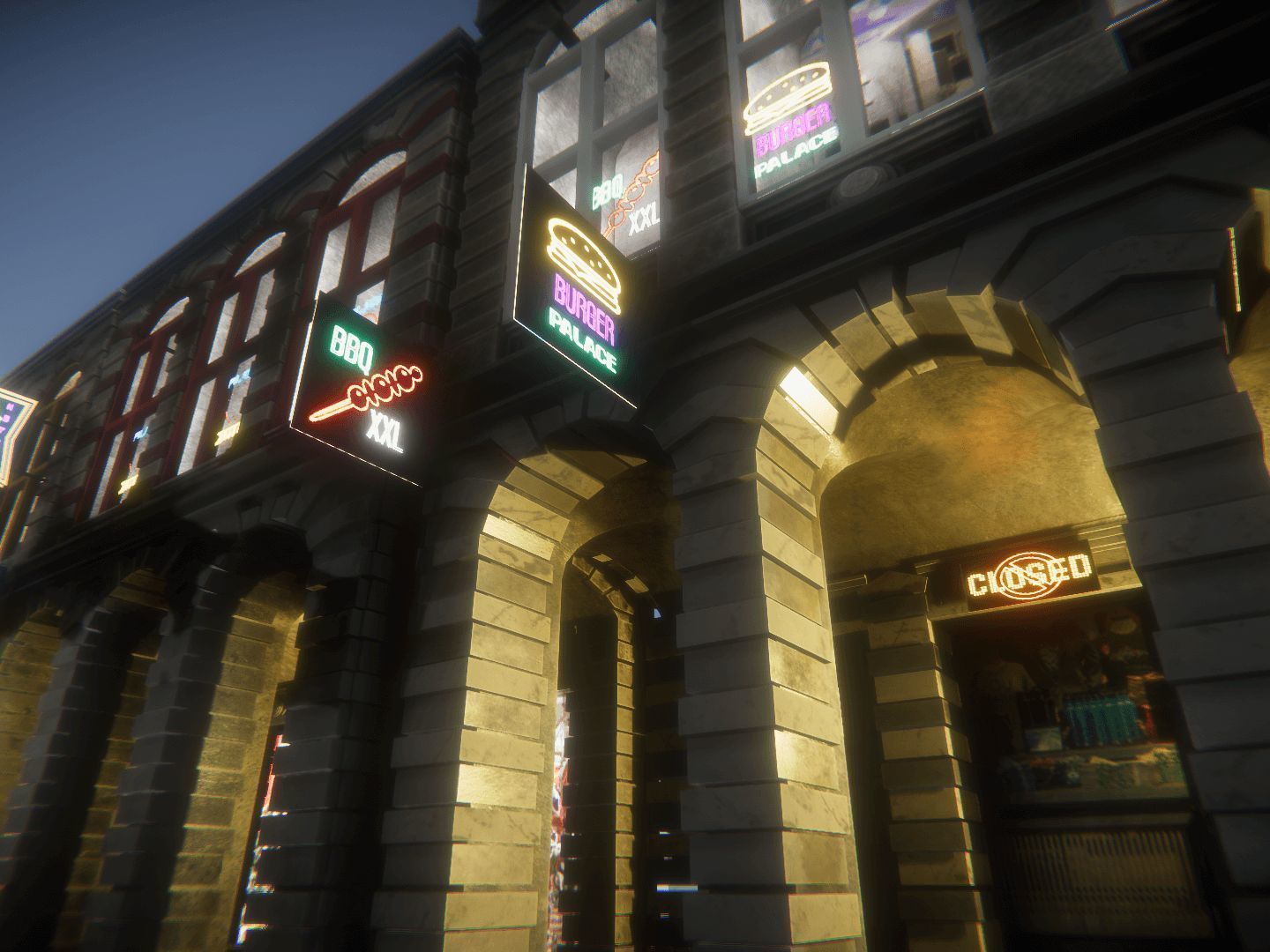 Neon Signs Low-poly 3D model_10