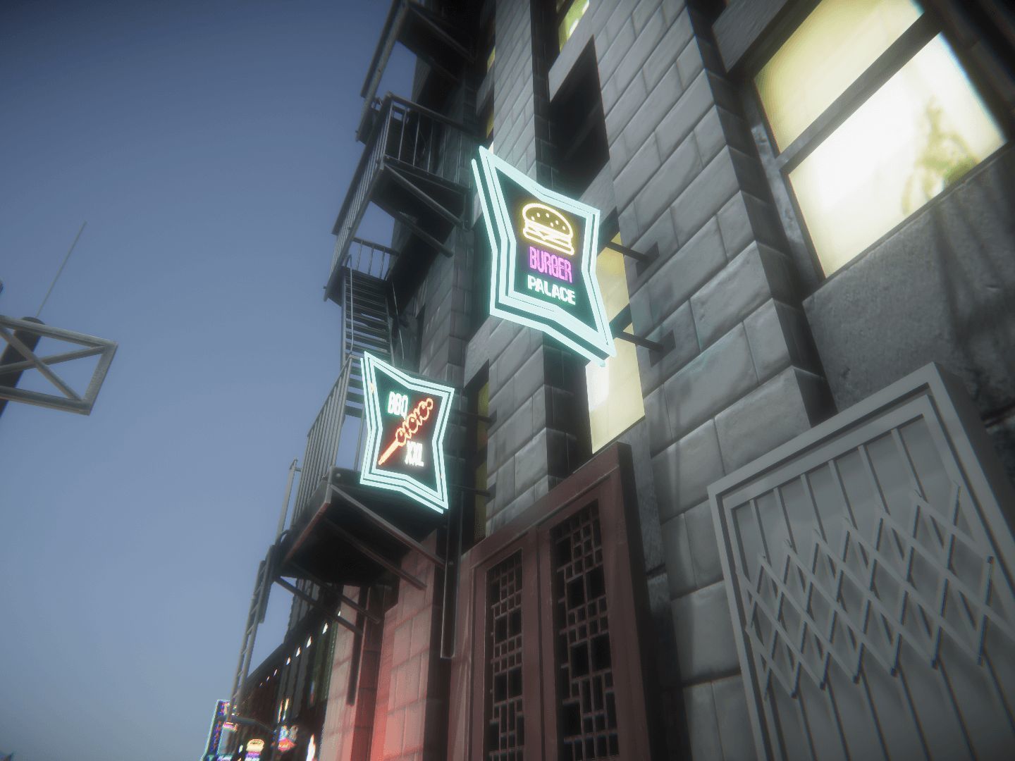 Neon Signs Low-poly 3D model_7