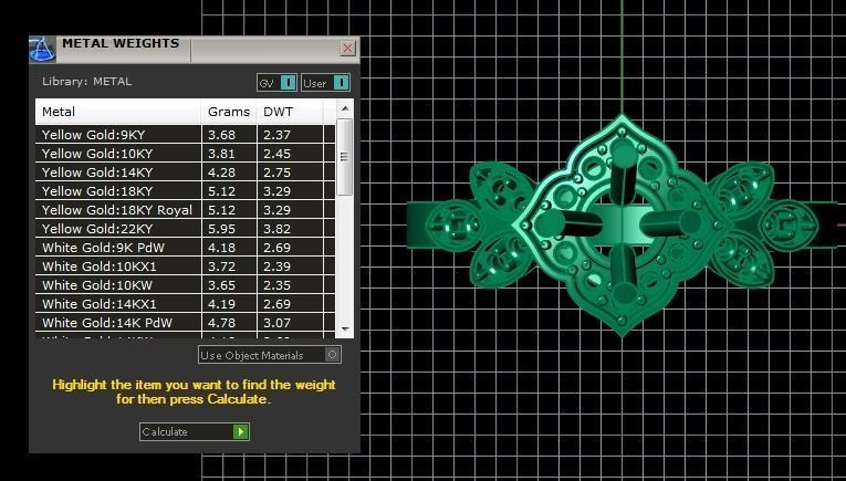 diamond Ring modern 13 3D print model_3