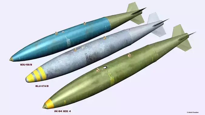 MK-84 Bomb 3D model