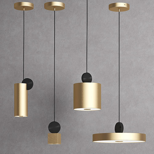 CALE pendant light by CVL 3D model
