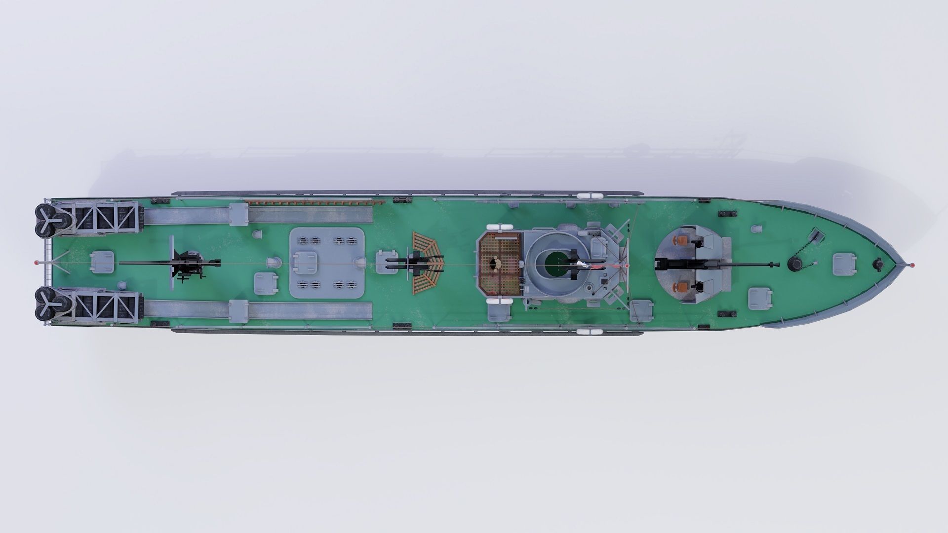 Armored Small Hunter BMO Project 194 Low-poly 3D model_12