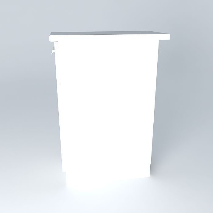 Cabinets cabinet with gold legs Free 3D model_2