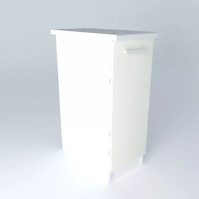 Cabinets cabinet with gold legs Free 3D model_0