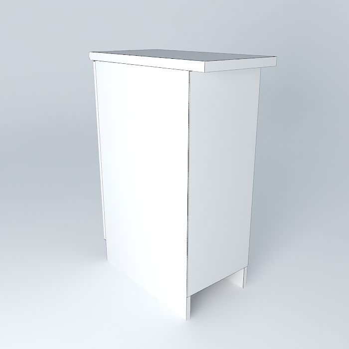 Cabinets cabinet with gold legs Free 3D model_4
